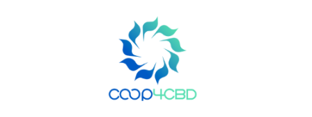 COP4CBD logo blue toned swirls