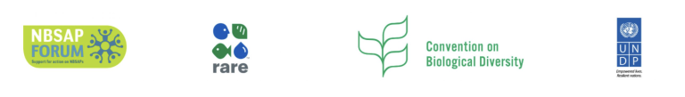 logos for the partners facilitating the Communicating the Value of Biodiversity course